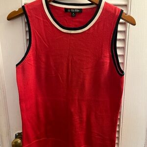 Brooks Brothers Red Sleeveless Tank Top